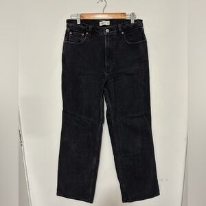 Abercrombie & Fitch Black Relaxed Jeans